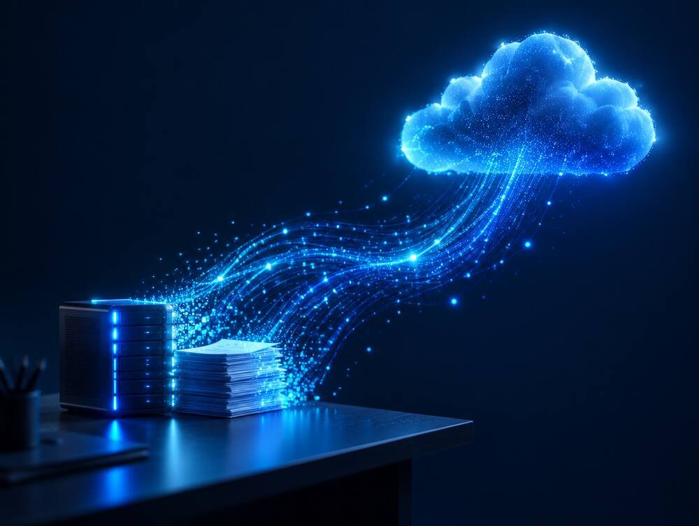 Office data flowing into the cloud